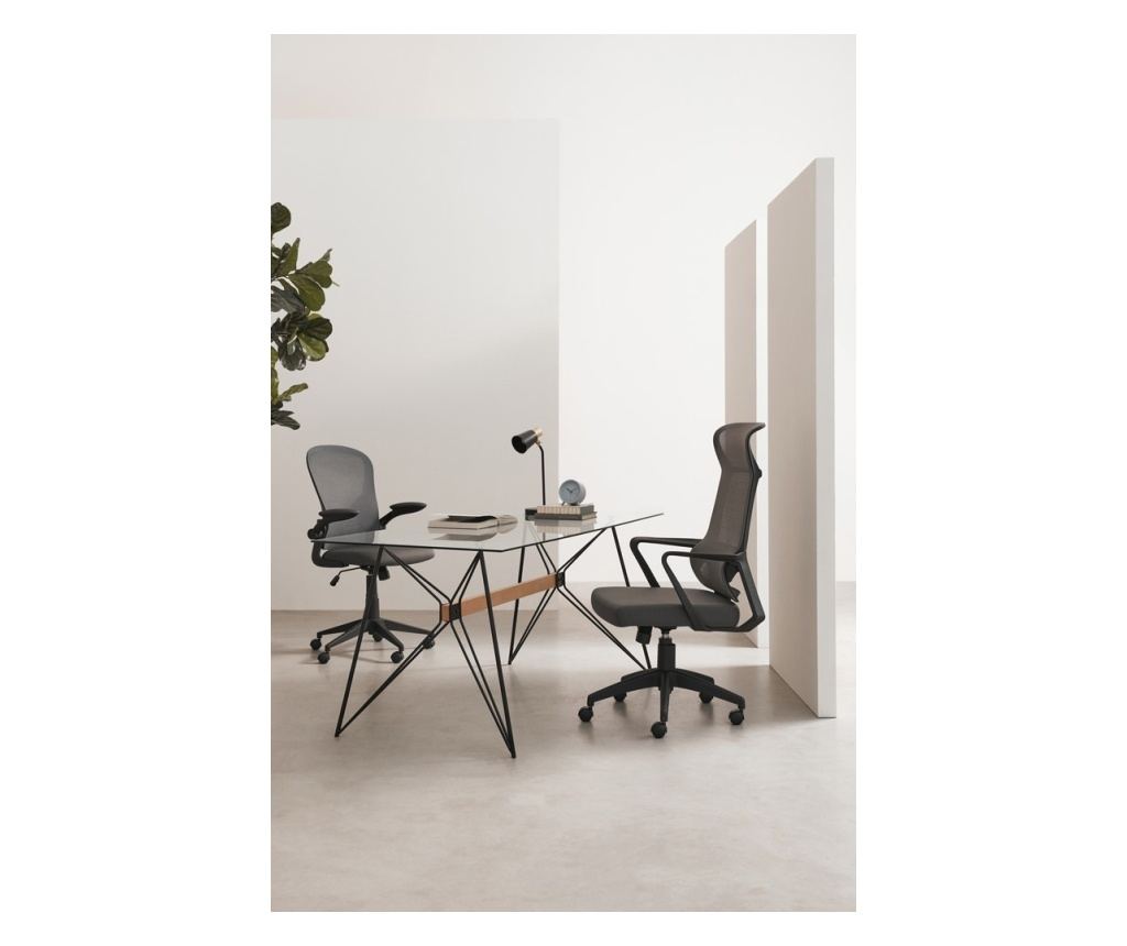 Hoboken Black Office Chair 59x65x121h - 3