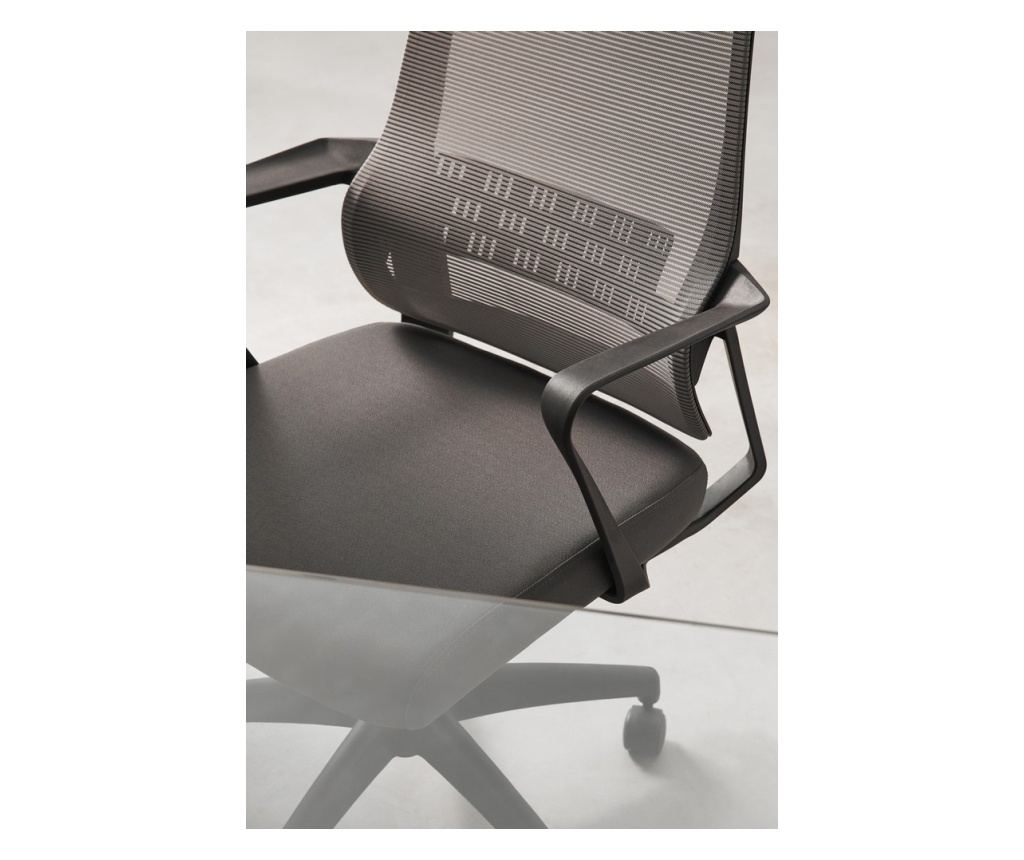 Hoboken Black Office Chair 59x65x121h - 4