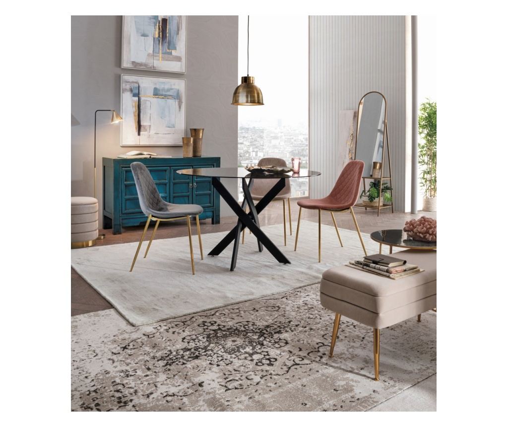 George Black Steel Table Leg 56x56x73.5h - 3