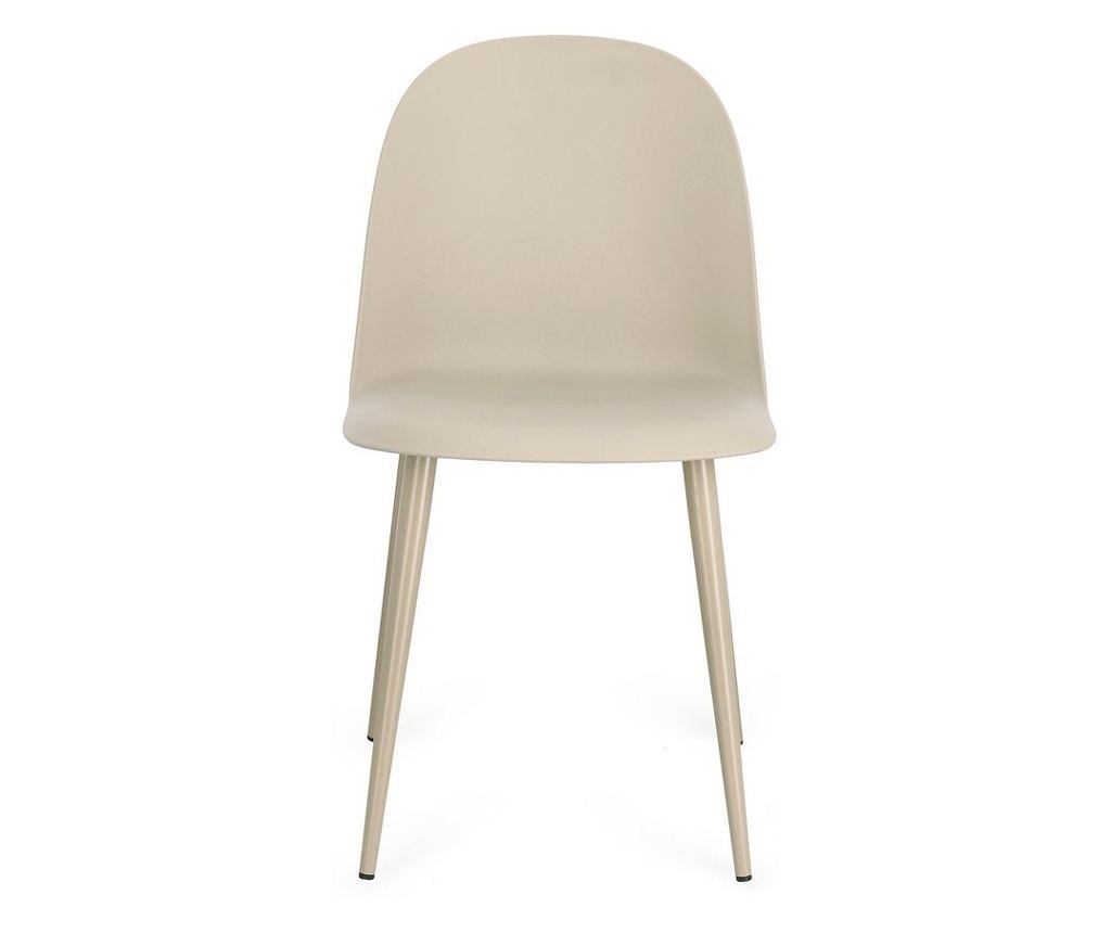Set of 4 Beige Ella Chairs 45x51.5x80.5h - 6