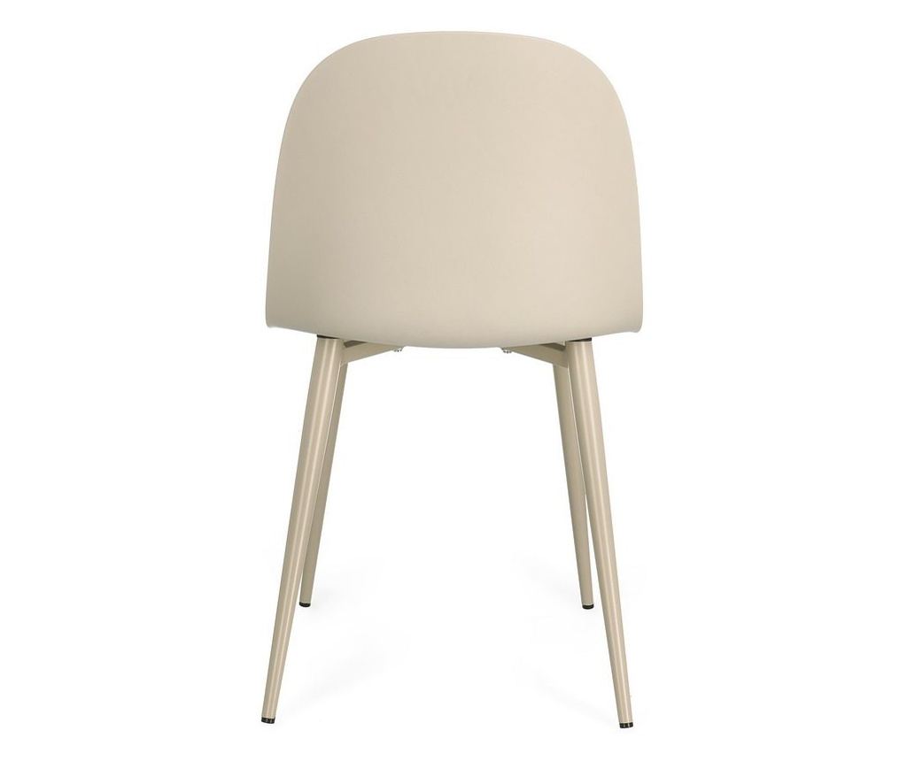 Set of 4 Beige Ella Chairs 45x51.5x80.5h - 7