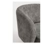 Julienne Gray Fabric Swivel Armchair 78x81x77h thumbnail 2