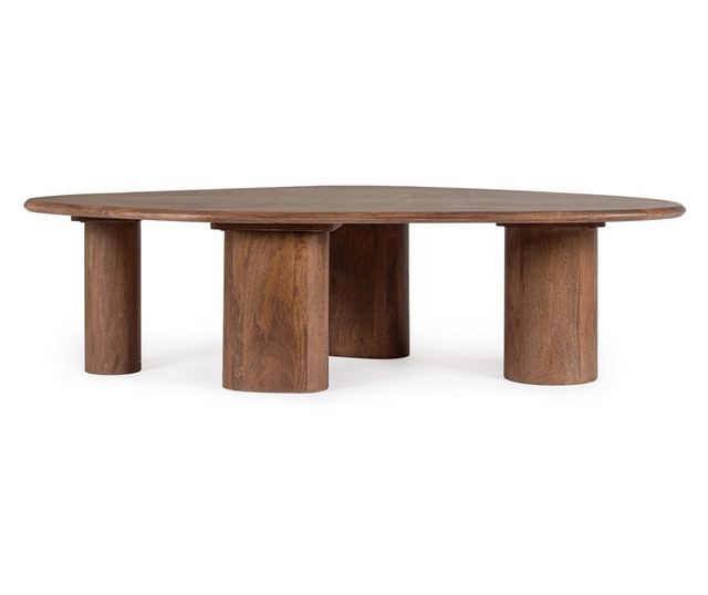 Stolik kawowy Sanat z drewna mango w kolorze brązowym, 150x79x40 cm