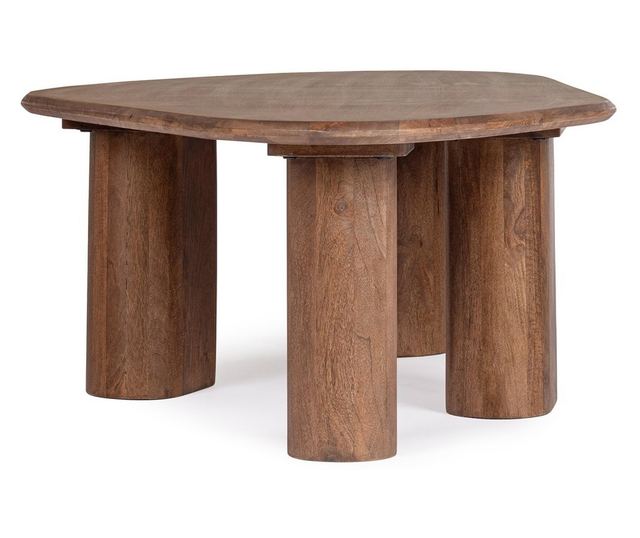 Stolik kawowy Sanat z drewna mango w kolorze brązowym, 150x79x40 cm