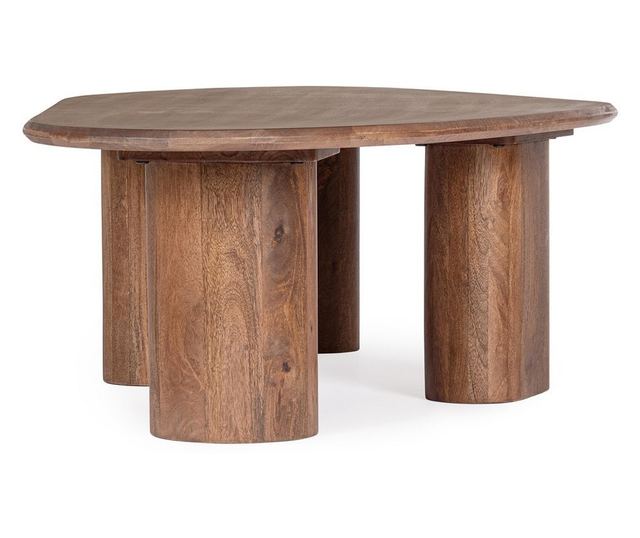 Stolik kawowy Sanat z drewna mango w kolorze brązowym, 150x79x40 cm