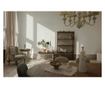 Set of 2 Sofia Natural Wood and Fabric Chairs 45.5x60x89h thumbnail 2