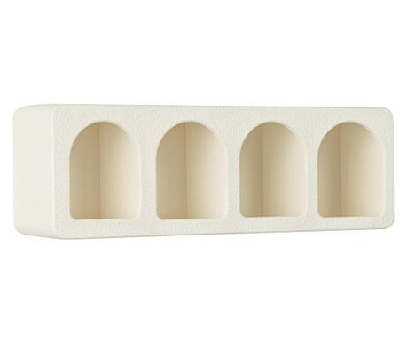 Creamy White MDF Shelf 60x15x20h