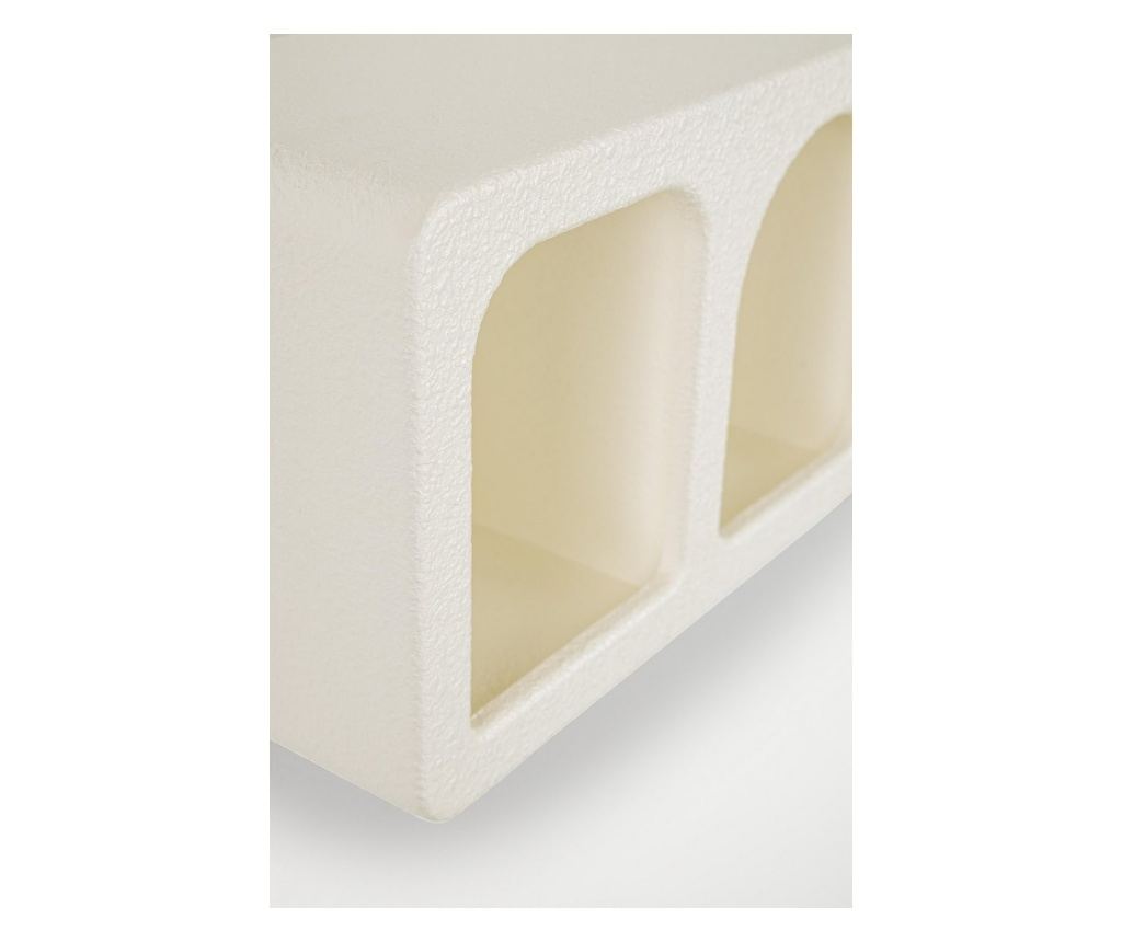 Creamy White MDF Shelf 60x15x20h - 3