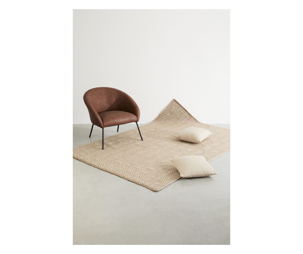 Set of 2 Savan Beige Indoor/Outdoor Pillow Covers 45x2.3x45 cm - 4