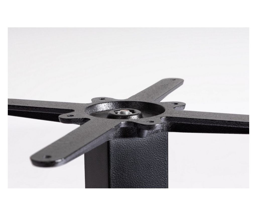 Giunone Black Steel Table Leg 40x40x72h - 4