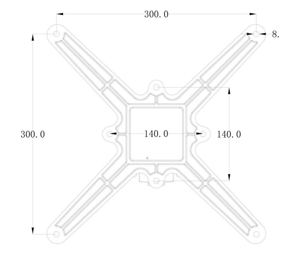 Giunone Black Steel Table Leg 40x40x108h - 5