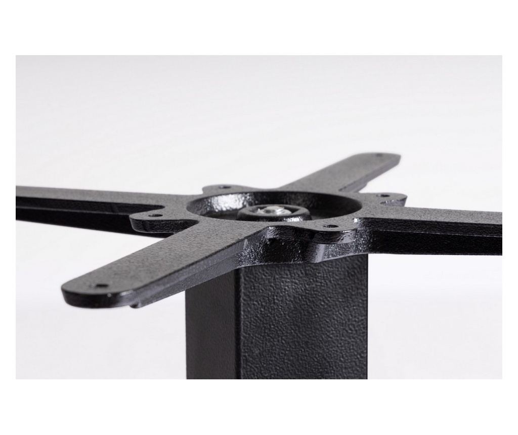 Giunone Black Steel Table Leg 50x50x72h - 4