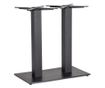 Giunone Black Steel Double Table Leg 40x70x72h thumbnail 1