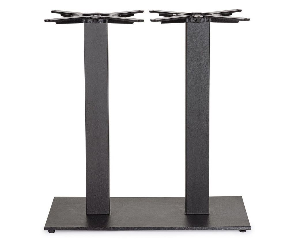 Giunone Black Steel Double Table Leg 40x70x72h - 4