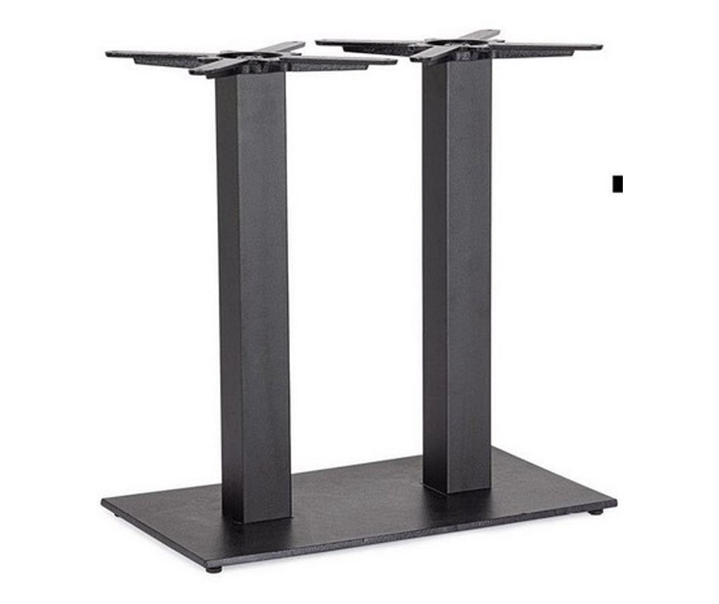 Giunone Black Steel Double Table Leg 40x70x72h - 5