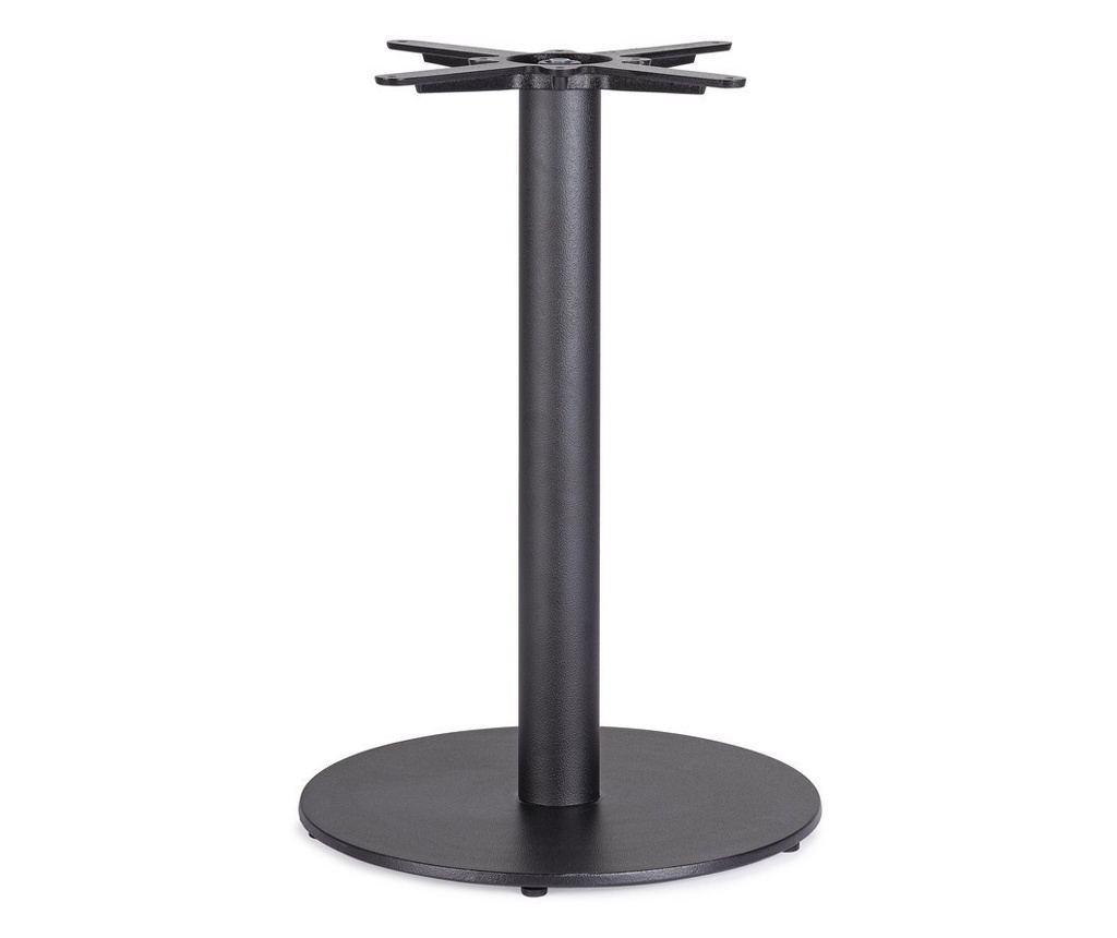 Giunone Black Steel Table Leg Ø50x72h - 2