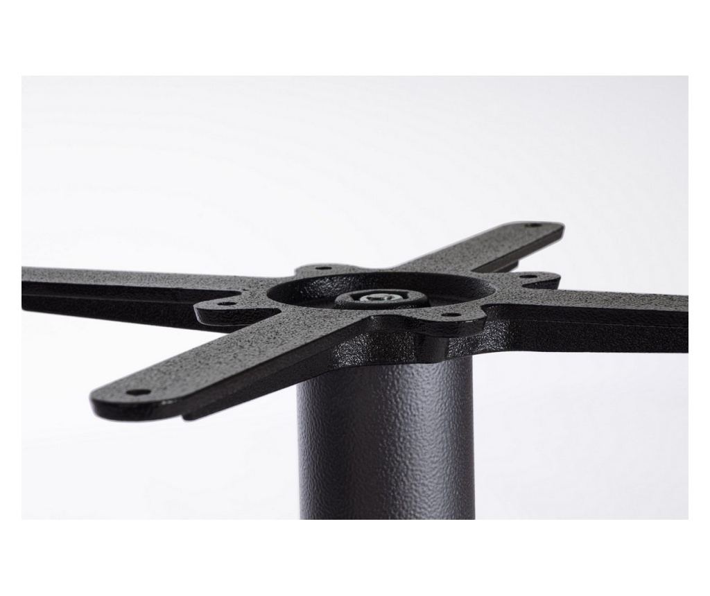 Giunone Black Steel Table Leg Ø50x72h - 5