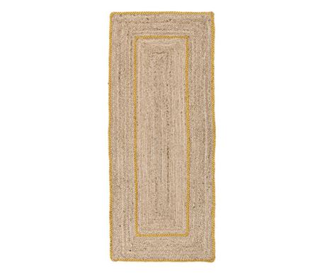 Ankit Natural Yellow Jute Rug 60x150 cm