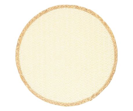 Set od 10 podmetača za tanjure od prirodnog papira boje slonovače Redlyn Ø38 cm