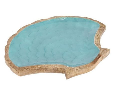Set 2 tavi lemn mango email Knossos 25x23x1,5h; 30x25x1,5h