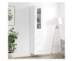 Visoki ormarić, bijeli, 34,5x34x180 cm, konstruirano drvo thumbnail 1