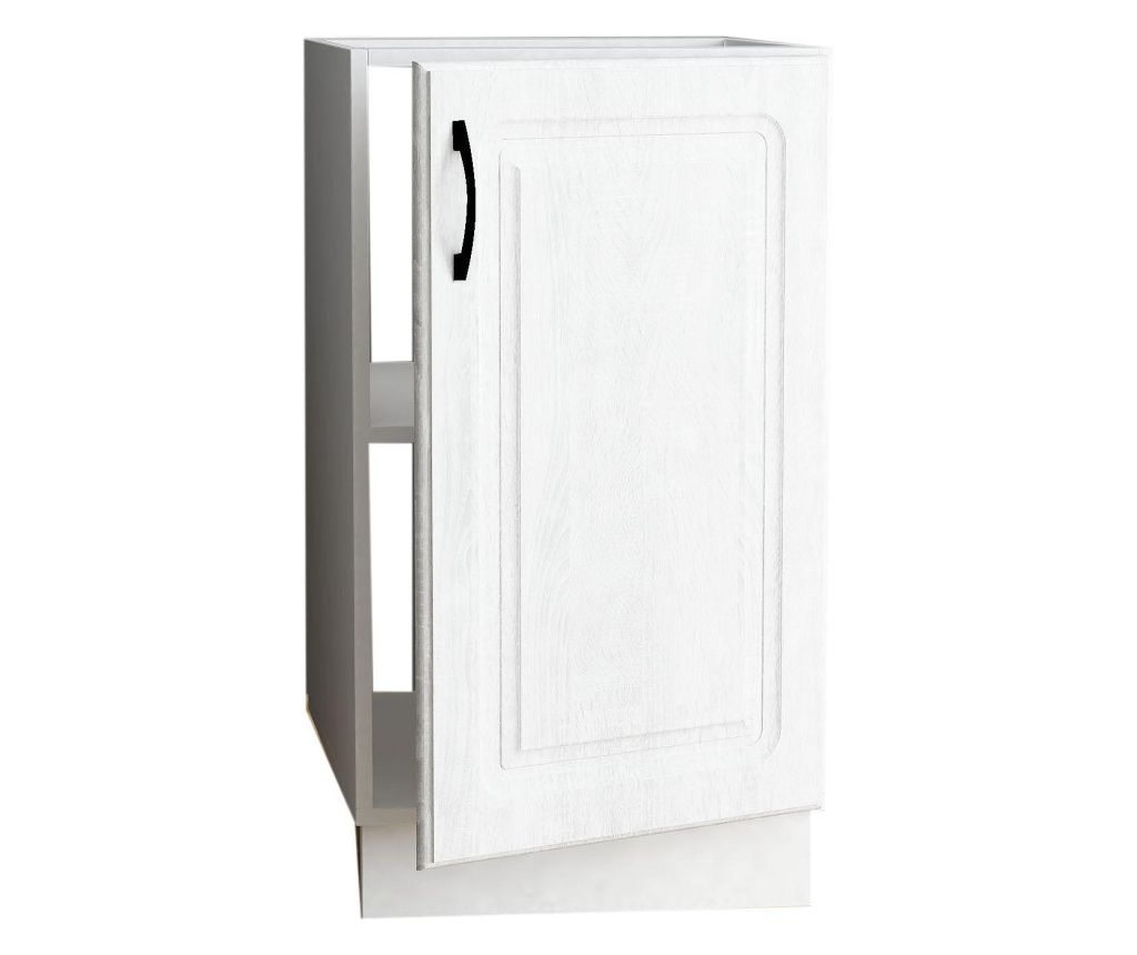 Corp inferior de bucatarie Sani Kvadric MDF 30x82 cm Alb
