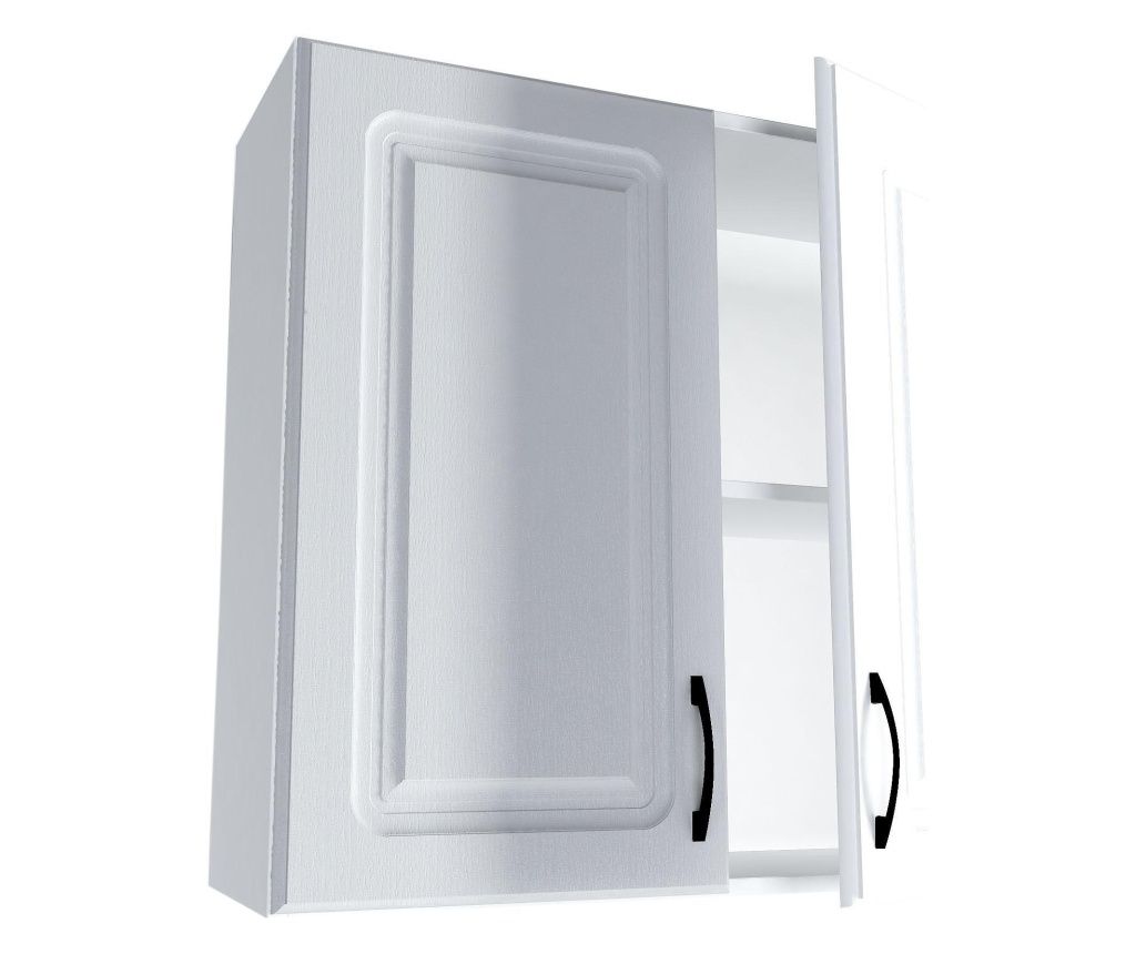 Corp superior de bucatarie Sani Kvadric 80x72 cm Alb MDF