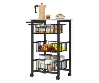 Bufet cu dulap și spațiu de depozitare cu rafturi reglabile pe 3 niveluri, mobilier modern cu picioare din lemn de pin, 80x39x76