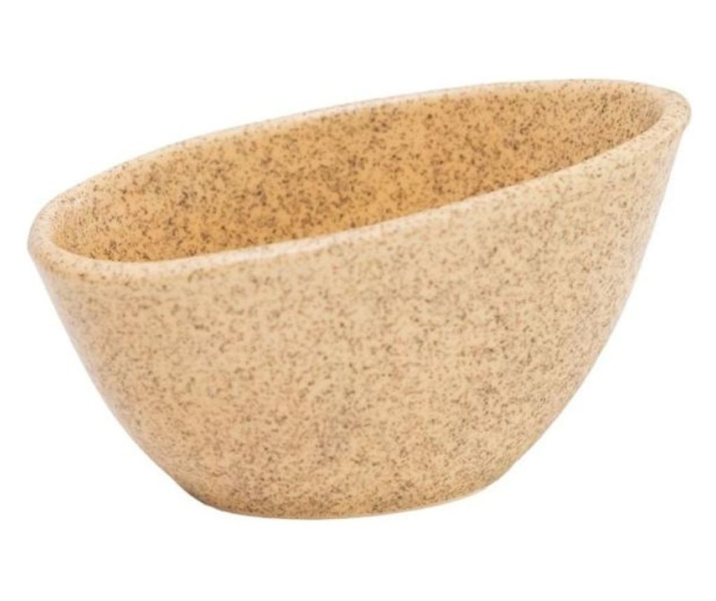 Keramična skleda 10 cm VILLARTE TETRIS TRB 10, asimetrična, krem