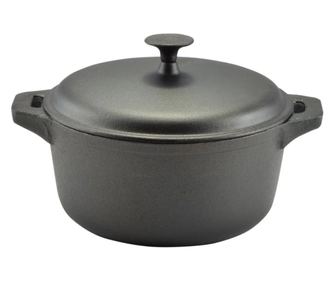 Öntöttvas fazék + fedél, 24 cm 4,2L, Perfect Home 15523