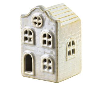 HYTTE Domek ceramiczny LED 5,7x5,7x8,7cm