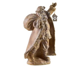 SANTA LILA Figura 27x16x41CM