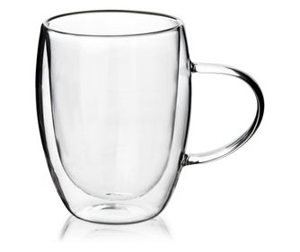 PETER Boroszilikát Üveg Bögre 380ml 8.2x5.4x12cm