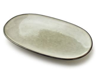 BASIC NATURE ovalni pladenj 31x18 cm