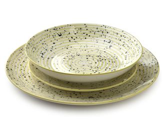 STRIPES BEIGE Set posuđa od 18 dijelova