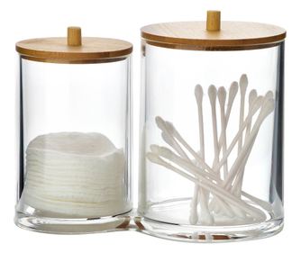 BEA Dvojitý držák na vatové tampony 9x9xv12/7x7xv11cm