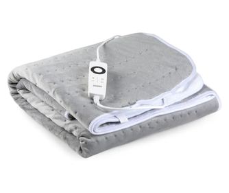 DOMO elektromos takaró/matracvédő, 150x80 cm, gyors fűtés, ideális kempingezéshez, lakókocsihoz, tökéletes izomfájdalmakra/ízüle
