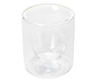 Комплект от 6 чаши за еспресо с двойни стени, Clea, 80 мл