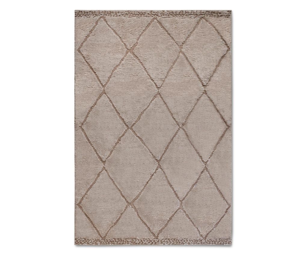 Modern 3D Rug Elle Collection Gallery Rhombus Beige 120 cm x 170 cm