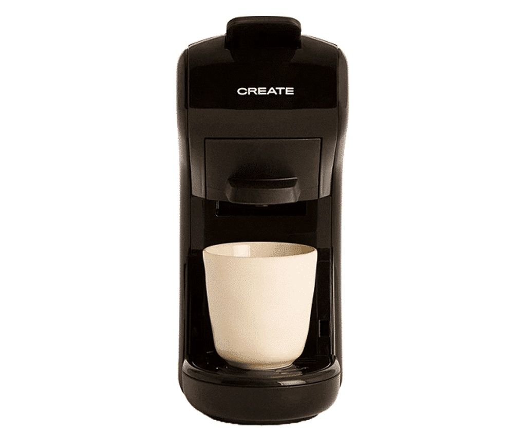 Retro 3-in-1 Automatic Espresso Machine, CREATE, Potts, Black
