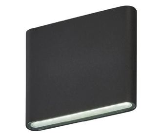 Kültéri lámpa Techstar® LED C30, teljesítmény 6W, A+, víz- és porálló, hideg fehér, 6500K, alumínium, fekete