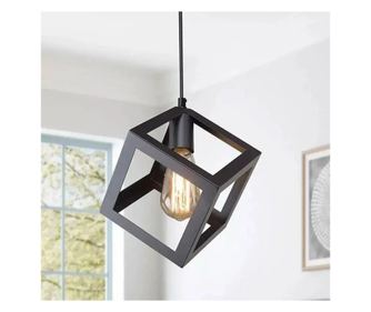 Φωτιστικό οροφής Forma Cub, STRUKTUR Uno, 1x E27, Μαύρο, Μέταλλο