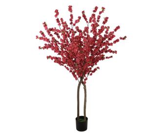 Umělá třešeň bez květináče 180cm růžová