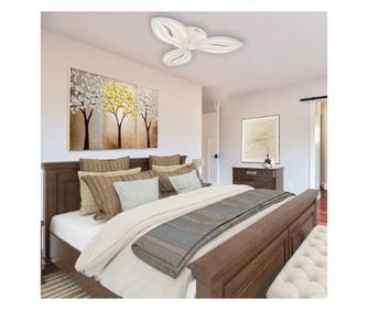 ORCHID 39W LED luster s daljinskim upravljačem, 3 latice, hladno/toplo/neutralno svjetlo, prigušivo, bijelo