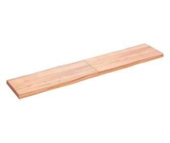 Asztallap, barna, 200x40x6 cm, kezelt tlgyfa, termszetes kontr