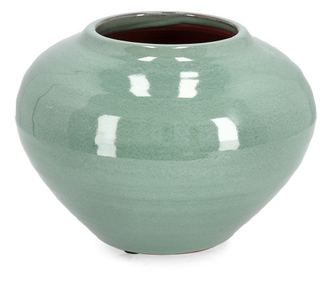 Esma Zelena Terakota Vaza za Cvijeće Ø22.5x17.5v