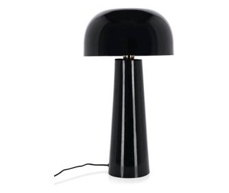 Fekete fém éjjeli lámpa Kink Ø32x57h