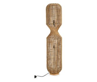 Malabo Brown Paper Floor Lamp Ø30x135h