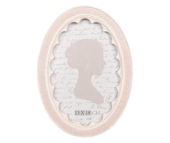 Pink Poliresin Tabletop Photo Frame 15x2x20 cm / 13x18 cm