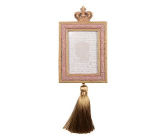 Rose Gold Polyresin Wall Photo Frame 9x2x25 cm / 6x9 cm